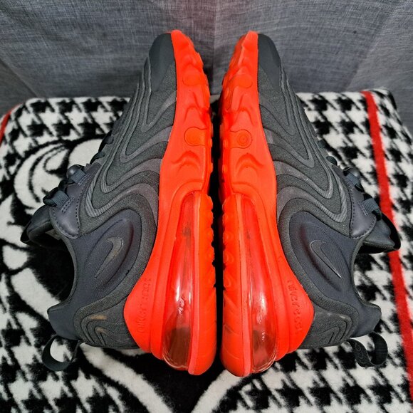%Men Nike Air Max 270 React ENG Size 8 Dark Smoke Gray Crimson / A 23 main image 9